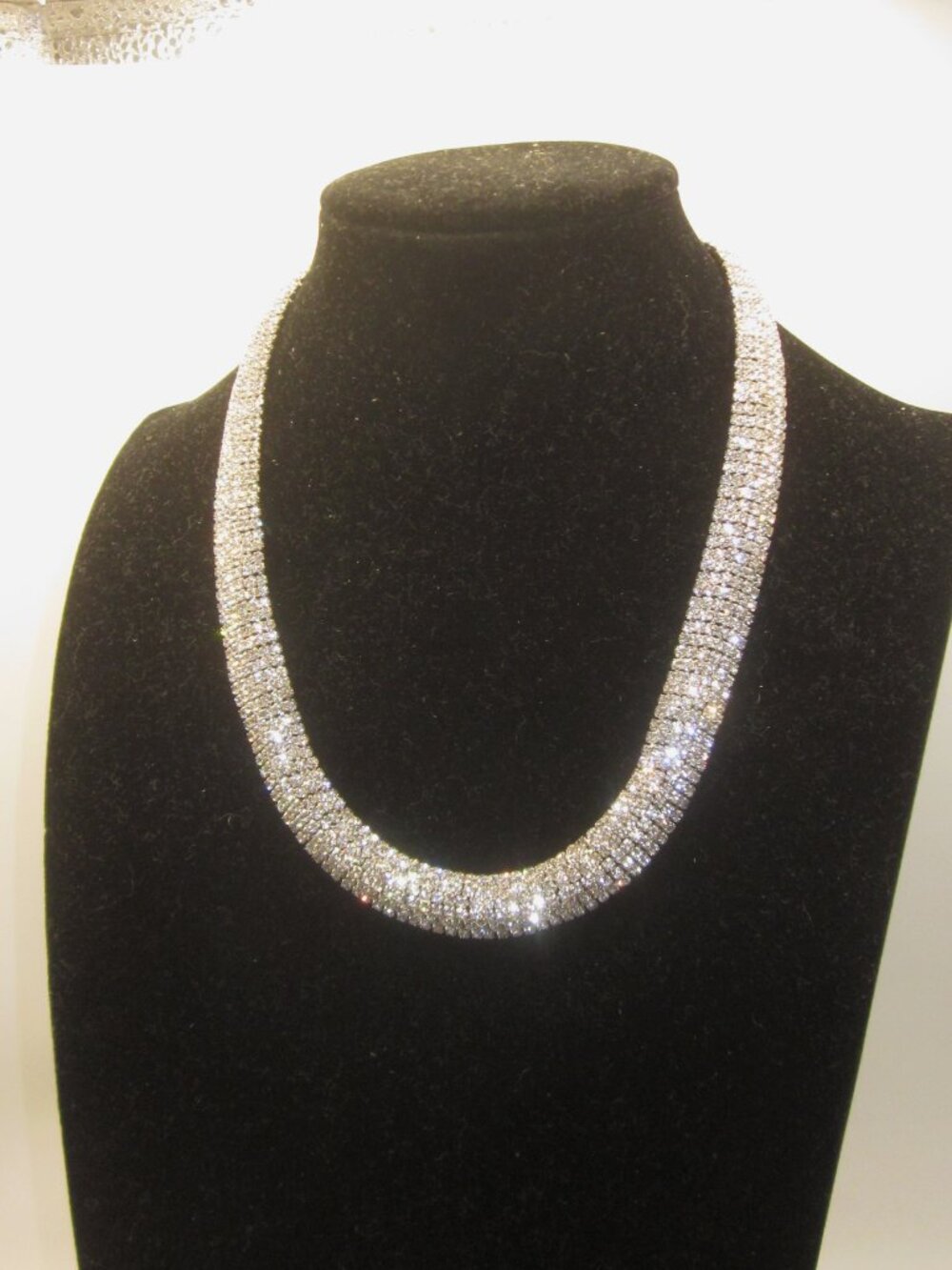 Rhinestone Choker Necklace